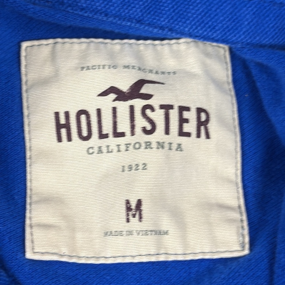 Hollister Blue polo size M - Picture 4 of 6